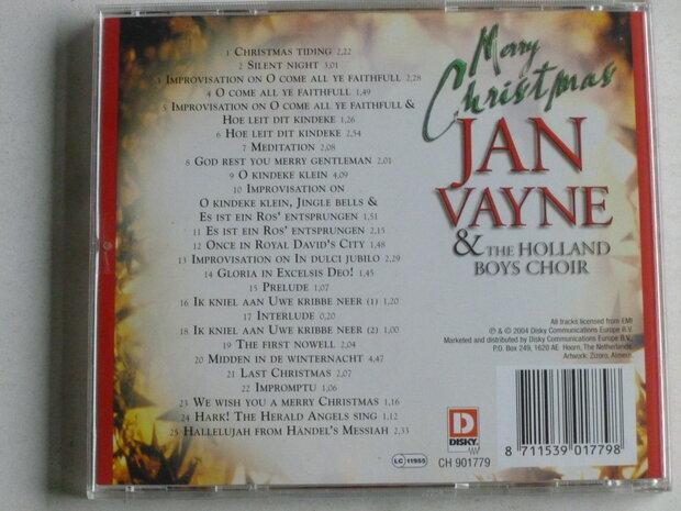 Jan Vayne & the Holland Boys Choir - Merry Christmas