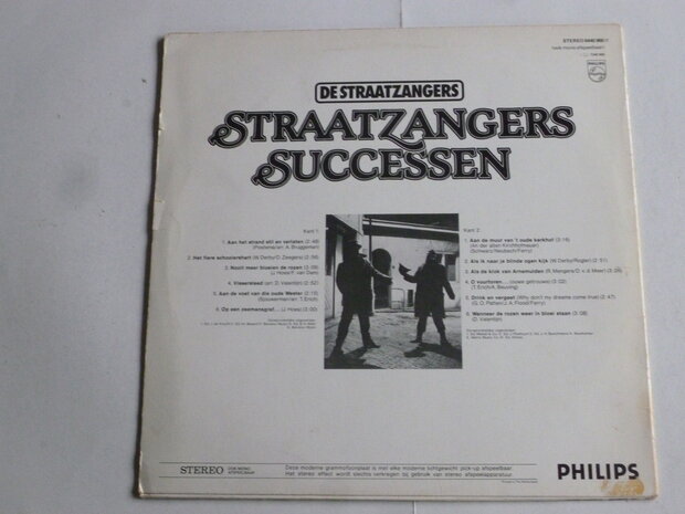 De Straatzangers - Straatzangers Successen (LP)