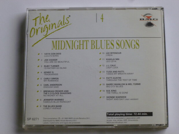 The Originals 4 - Midnight Blues Songs