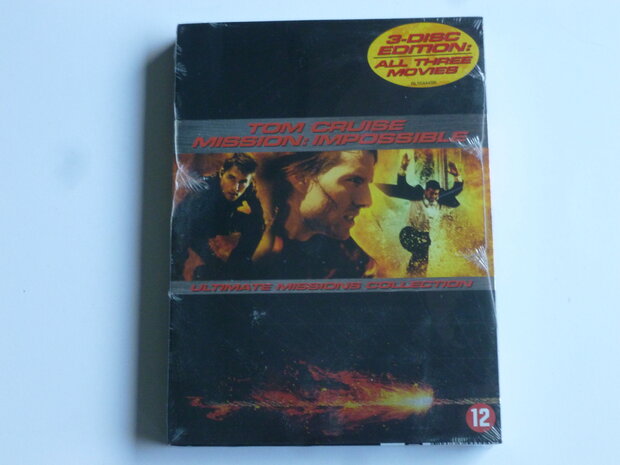 Tom Cruise - Mission Impossible I, II, III  / Ultimate Missions Collection (3 DVD) Nieuw