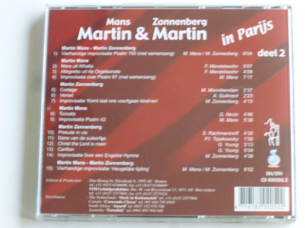 Martin Mans & Martin Zonnenberg - In Parijs deel 2