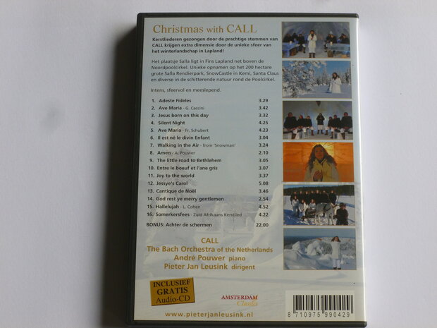 Christmas with Call - Pieter Jan Leusink / Bach Orchestra, Pouwer (CD + DVD)