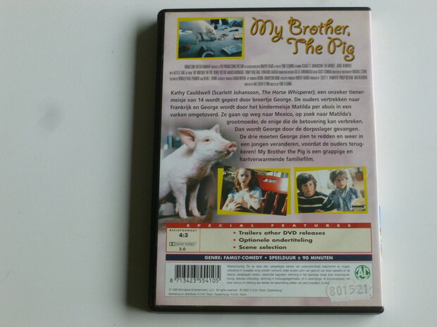 My Brother, The Pig - Scarlett Johansson (DVD)