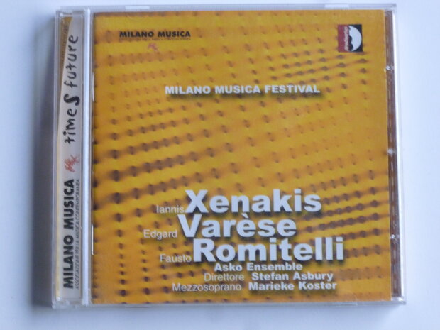 Milano Musica Festival - Xenakis, Verese, Romitelli