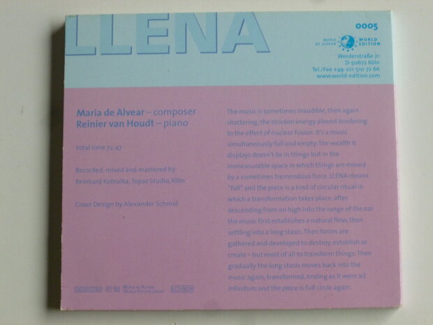 LLena - Maria de Alvear / Reinier van Houdt