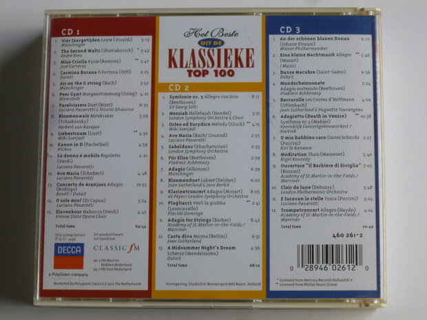 Het beste uit de Klassieke Top 100 - 3 CD