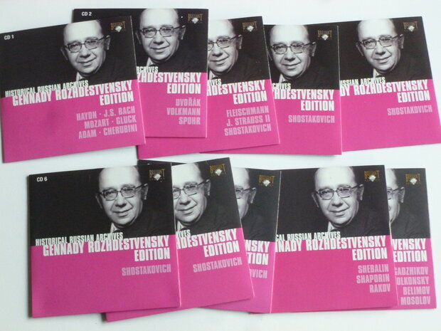 Gennady Rozhdestvensky Edition - Historical Russian Archives (10 CD)