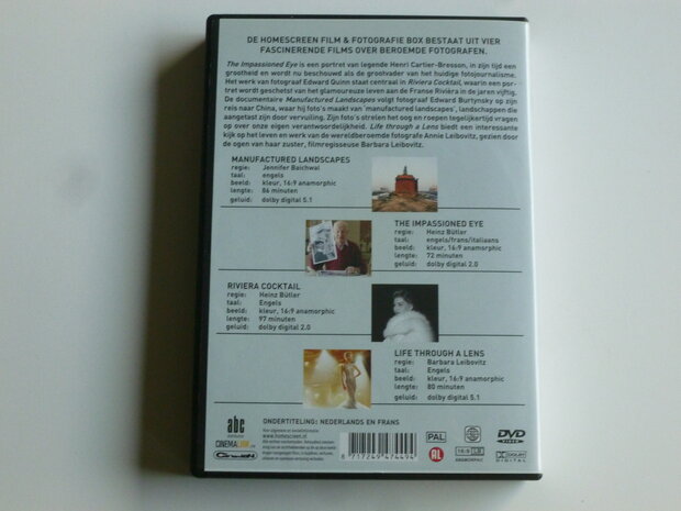 Film & Fotografie - Cartier-Bresson, Quinn, Annie Leibovitz, Burtynsky (4 DVD)