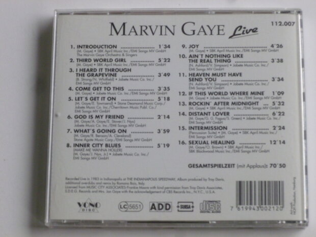 Marvin Gaye - Live