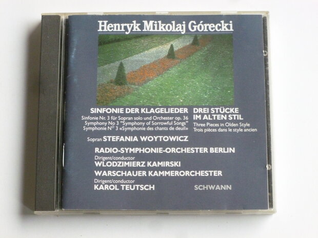 Gorecki - Symphony no. 3 / Teutsch, Woytowicz, Kamirski