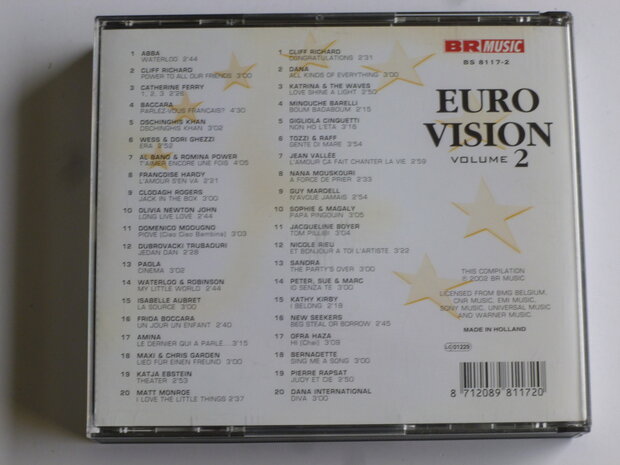 Euro Vision - Volume 2 / 40 Original Eurovision Hits (2 CD)