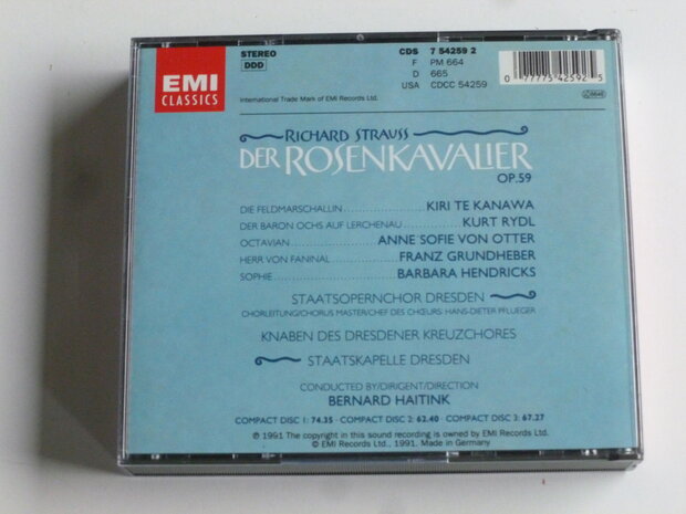 R. Strauss - The Rosenkavalier / Kanawa, Bernard Haitink (3 CD)