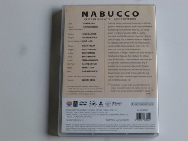 Verdi - Nabucco / Bruson, Maurizio Arena (DVD)