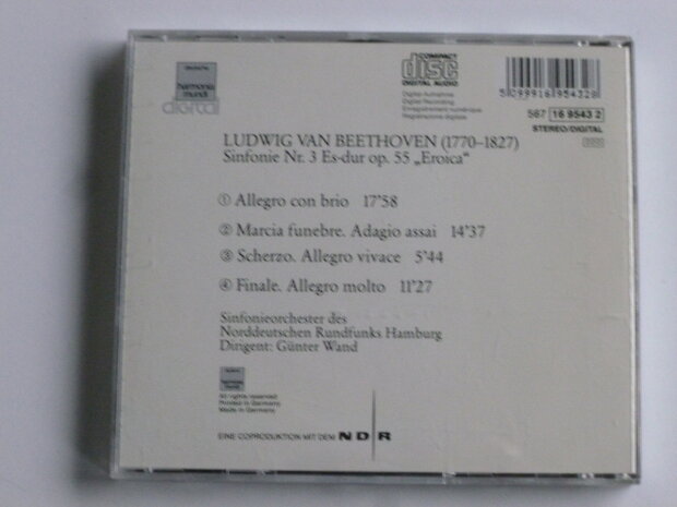 Beethoven - Sinfonie nr. 3 / Gunter Wand 