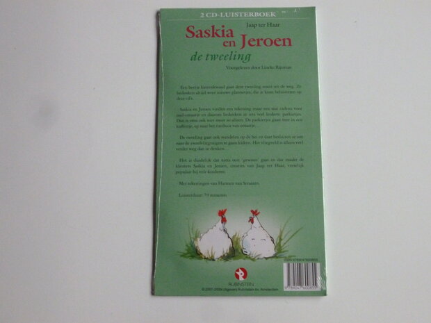 Jaap ter Haar / Saskia en Jeroen - De Tweeling (2CD Luisterboek) nieuw