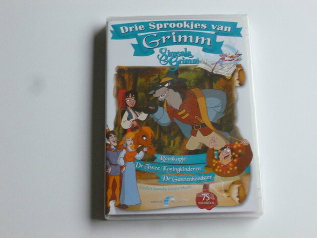 Drie Sprookjes van Grimm / Roodkapje, 2 Koningskinderen, Ganzenhoedster (DVD) Nieuw 