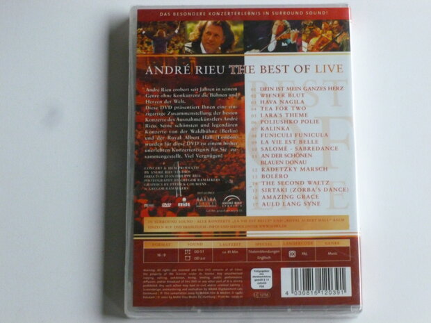 Andre Rieu - The Best of Live  (DVD) nieuw 2002