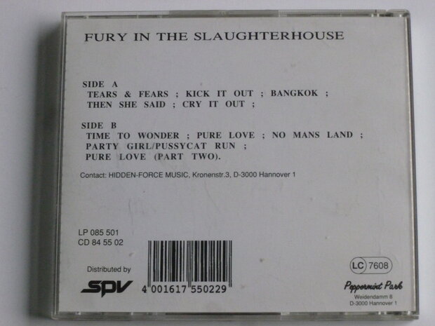 Fury in the Slaughterhouse - Fury in the Slaughterhouse