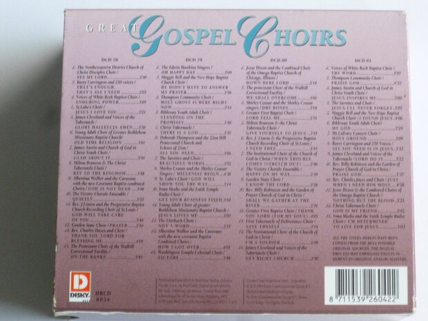 Great Gospel Choirs (4 CD)