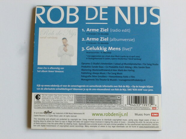 Rob de Nijs - Arme Ziel (CD Single)