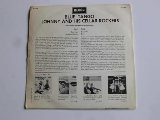 Johnny and his cellar rockers - Blue Tango (vinyl single)