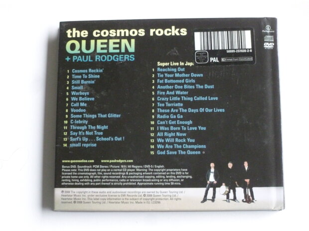 Queen + Paul Rodgers - The cosmos rocks (CD + DVD)