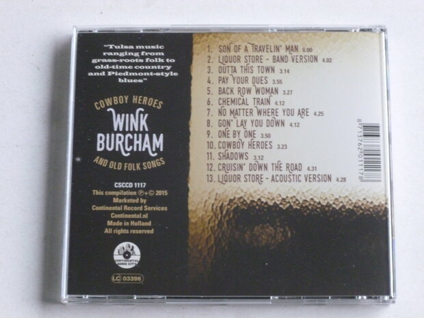 Wink Burcham - Cowboy Heroes and  old folk songs