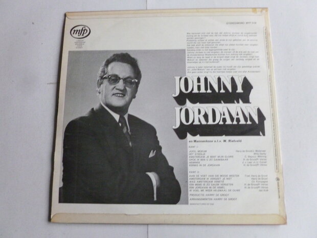 Johnny Jordaan - johnny jordaan (LP)