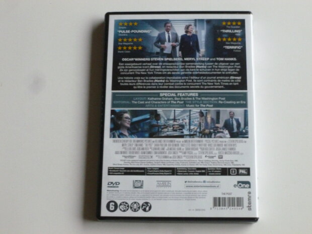 The Post - Steven Spielberg, Streep, Hanks (DVD)