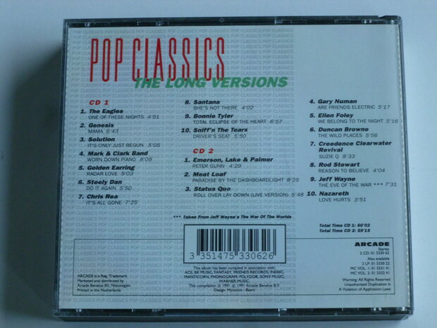 Pop Classics - The Long Versions (2 CD) Arcade 1991