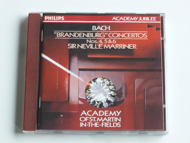 Bach - Brandernburg Concertos 4,5,& 6 / Neville Marriner