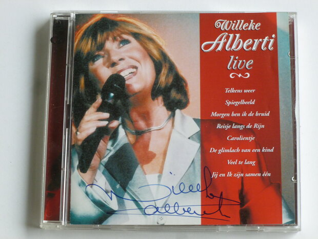 Willeke Alberti - Live (2 CD) met handtekening