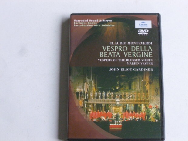 Monteverdi - Vespro Della Beata Vergine / John Eliot Gardiner (DVD)