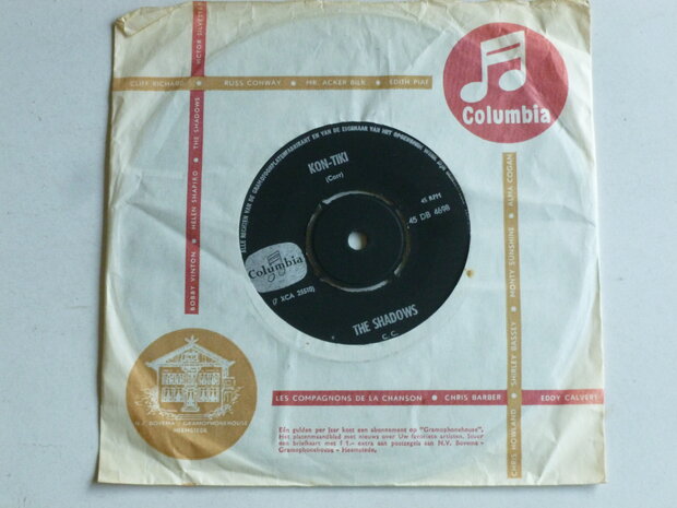 The Shadows - Kon-Tiki (vinyl single)