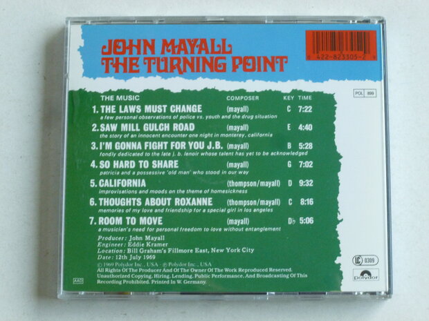 John Mayall - The Turning Point