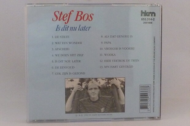 Stef Bos - Is dit nu later 