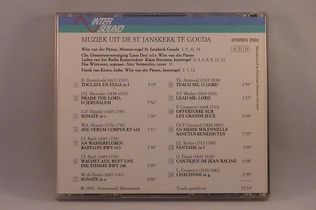 Wim van der Panne - Muziek uit de St. Janskerk te Gouda