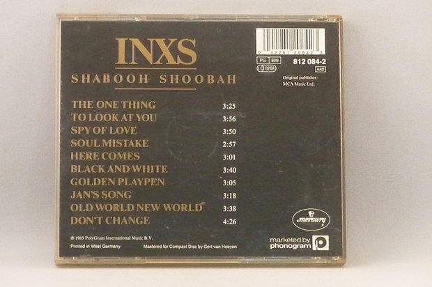 Inxs - Shabooh Shoobah