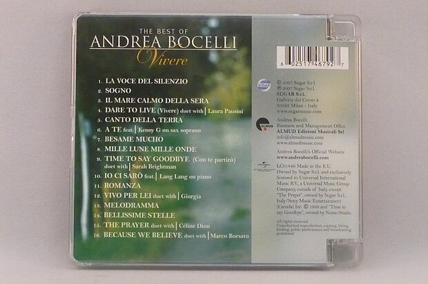 Andrea Bocelli - The Best of (Vivere)