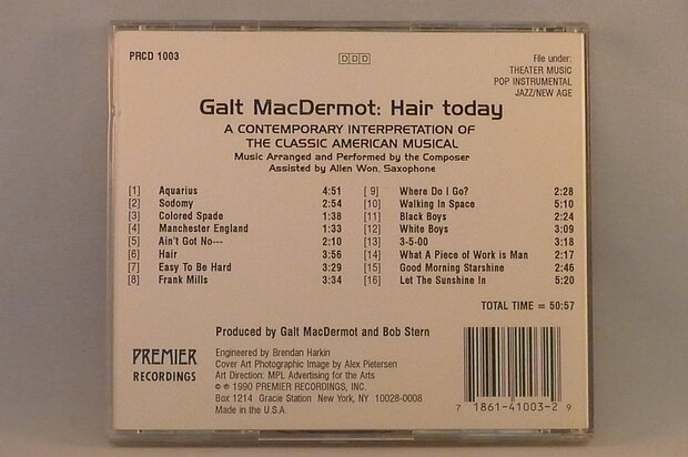 Galt MacDermot's Hair today