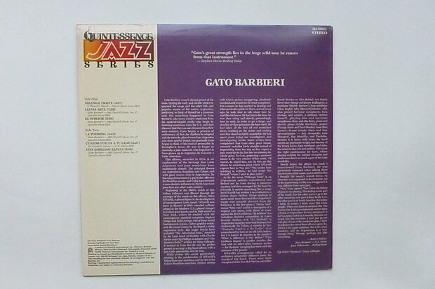 Gato Barbieri - Quintessence Jazz Series (LP)