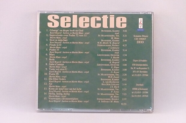 Selectie - Karel Bogerd / Martin Mans