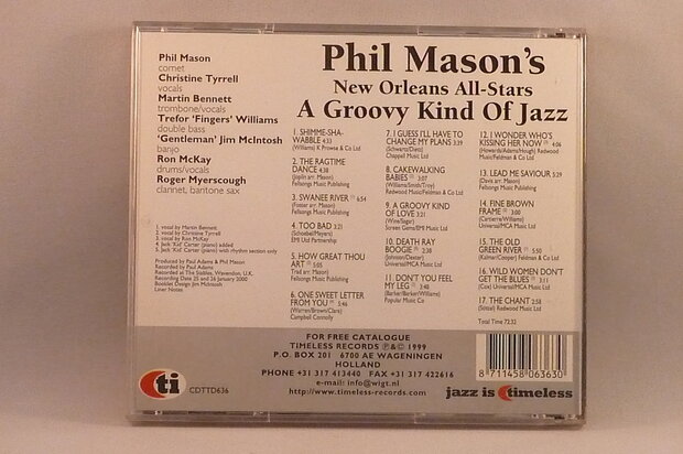 Phil Mason's New Orleans All Stars - A groovy kind of jazz