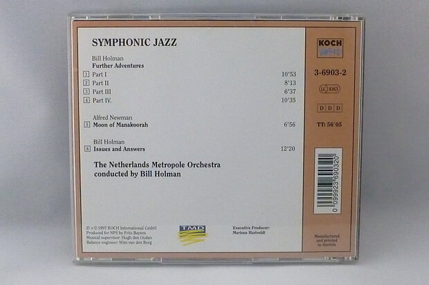 Bill Holman / Netherlands Metropole Orchestra - Symphonic Jazz