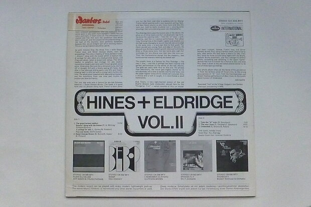 Hines & Eldridge - Vol 2 (LP)