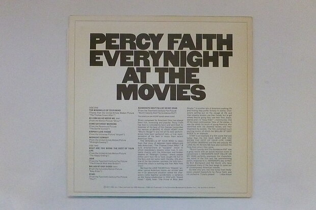 Percy Faith - Everynight at the Movies (LP)