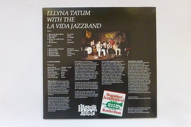 Ellyna Tatum with the la vida jazzband (LP) Gesigneerd