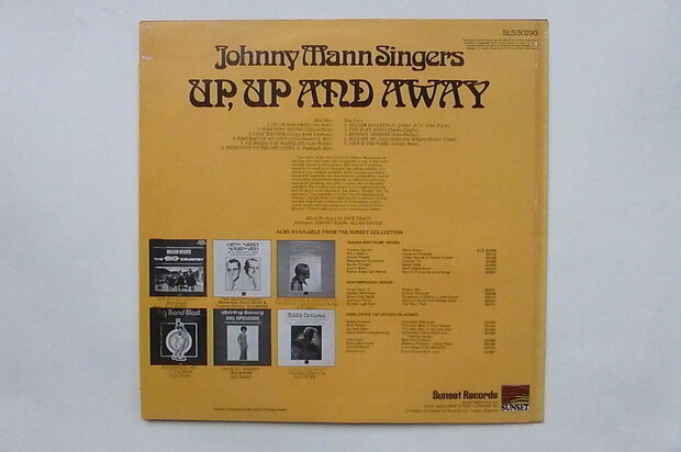 Johnny Mann Singers - Up, up and away (LP)