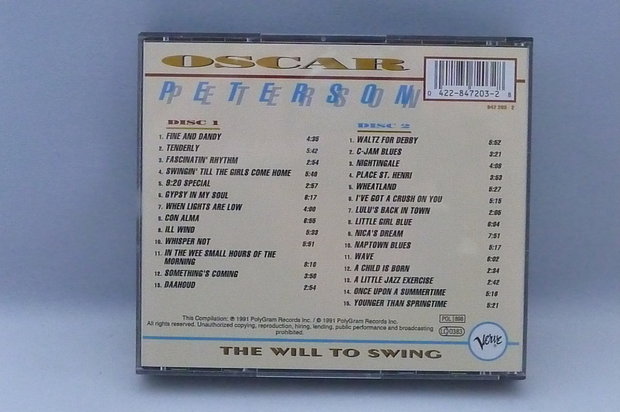 Oscar Peterson - The will to Swing (2 CD)