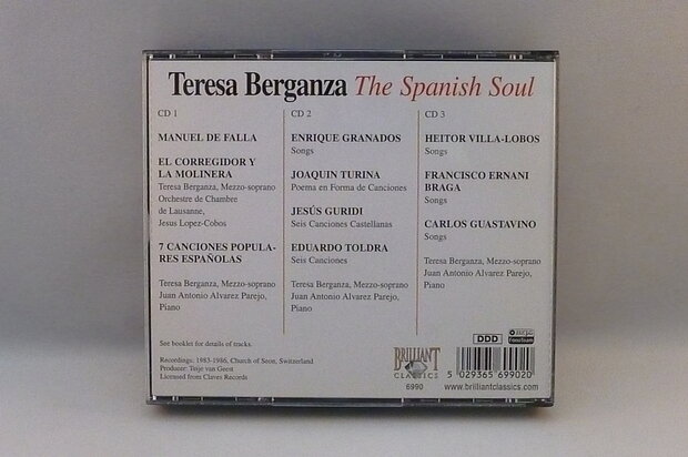 Teresa Berganza - The Spanish Soul (3 CD)